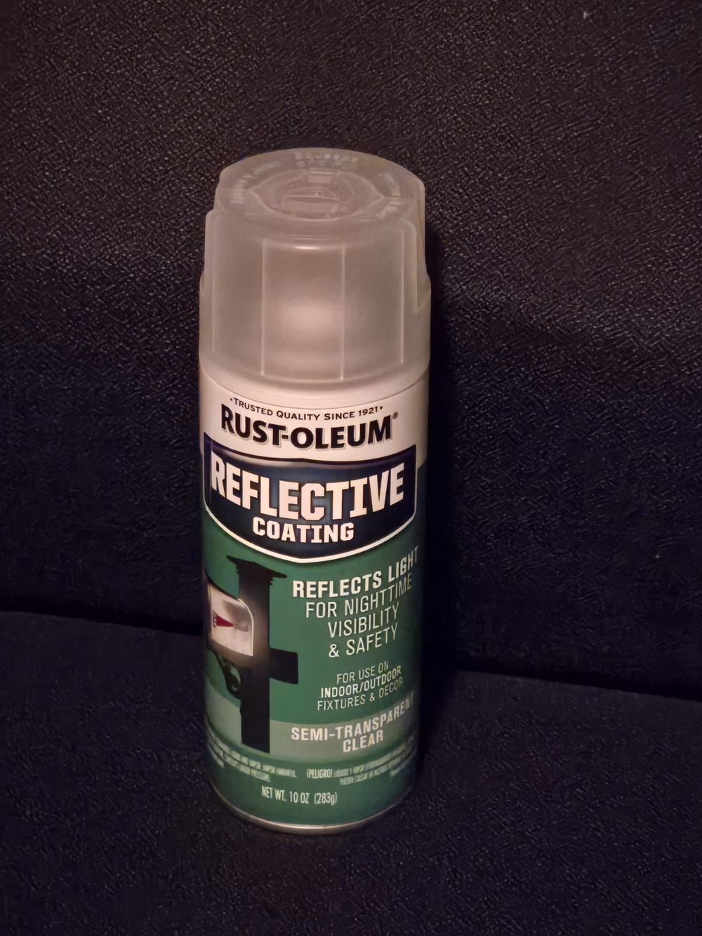 Rust-Oleum Reflective Specialty Spray Semi-Transparent Clear 10oz 214944 Plate